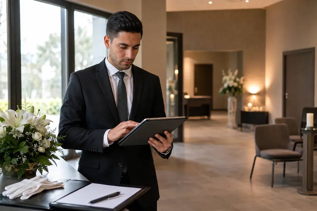 Directeur d'entreprise funéraire