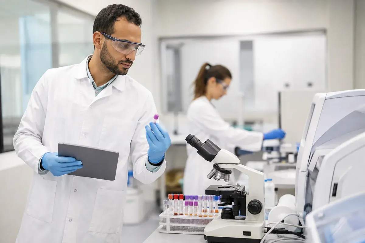 Directeur de laboratoire d'analyses vétérinaires