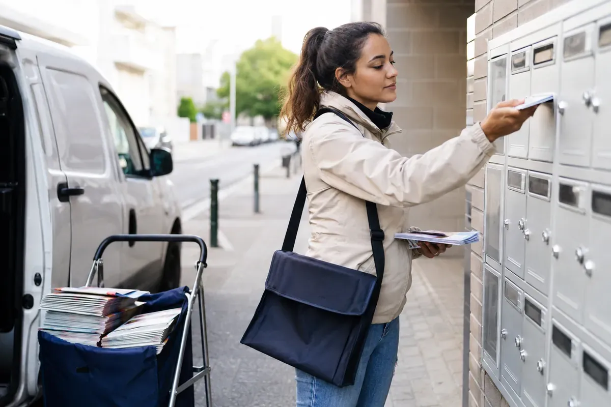 Distributeur de prospectus et imprimés
