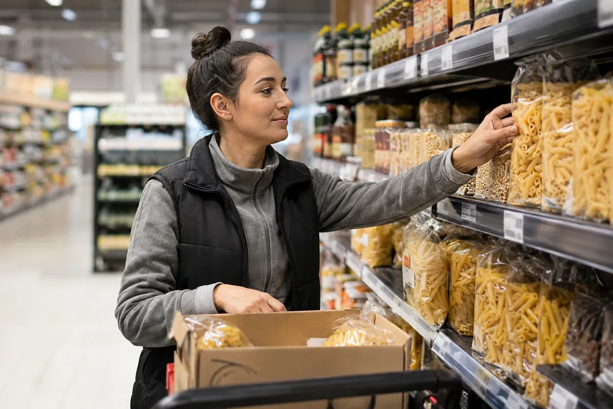 Employé de rayon libre-service