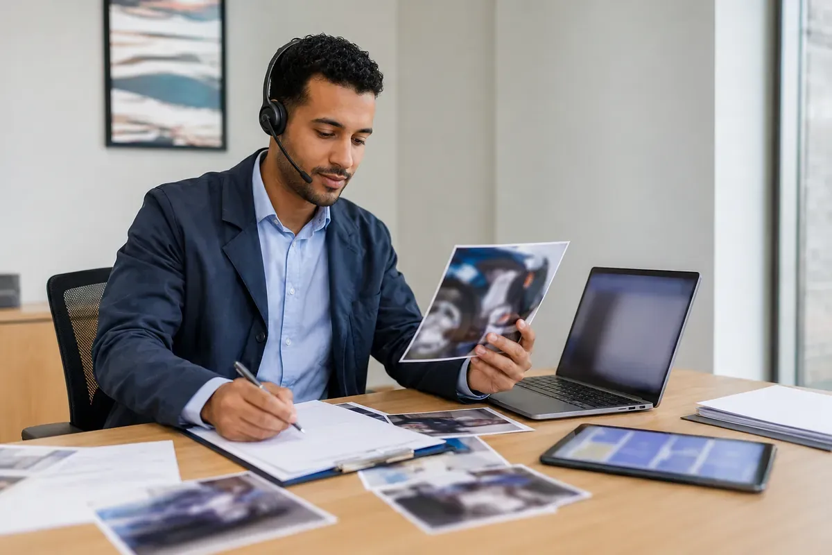 Expert à distance sinistres et dommages en assurances