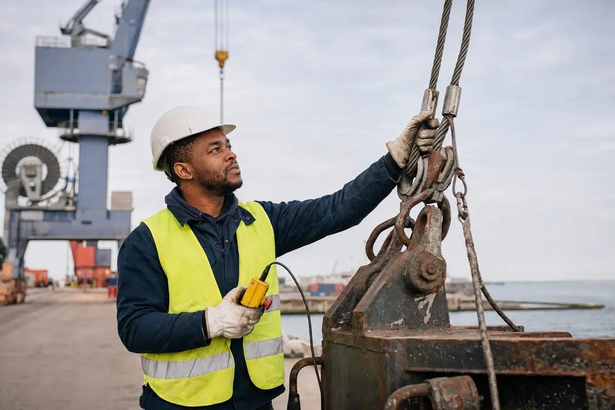 Grutier Pontier portuaire