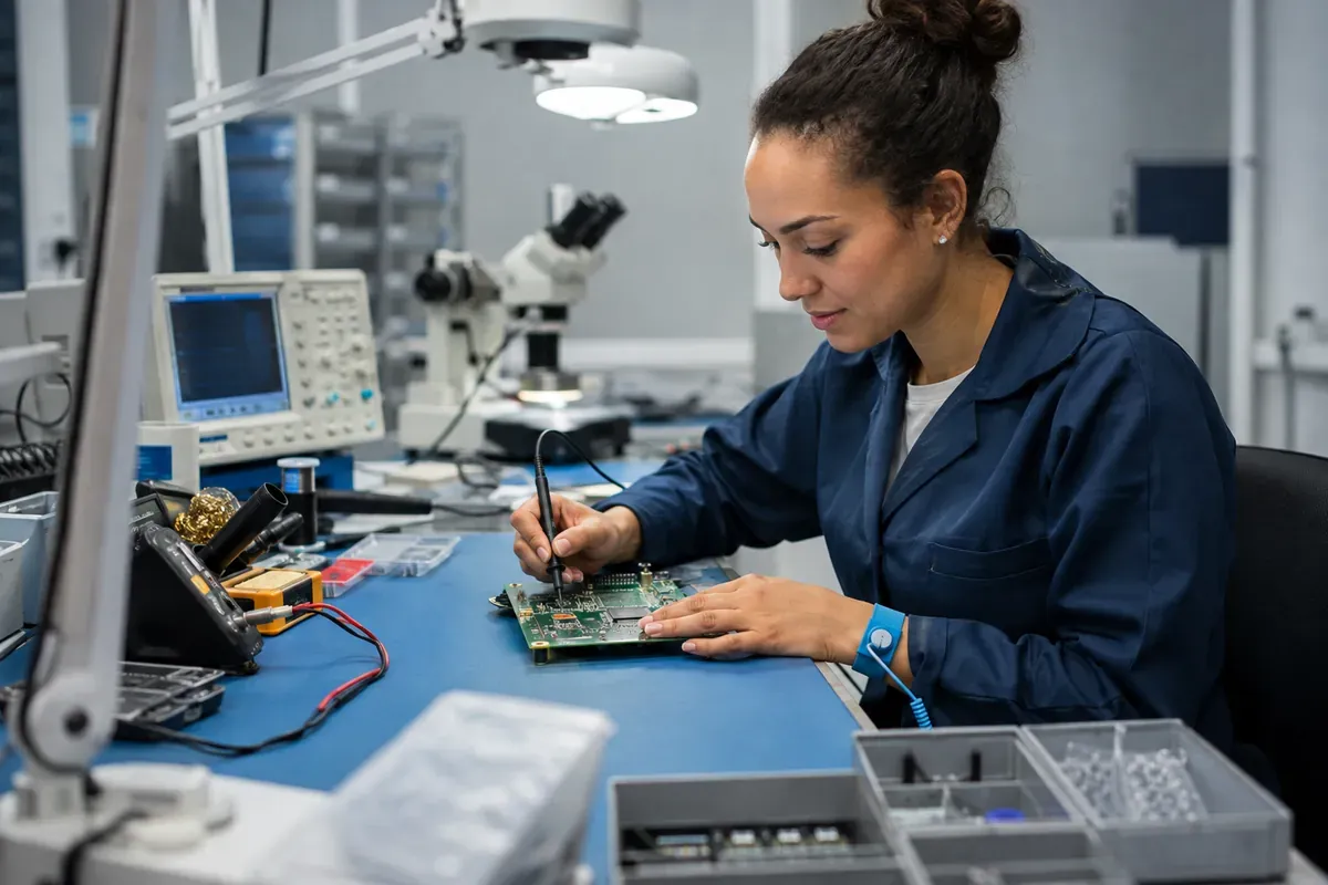 Maquettiste en électronique