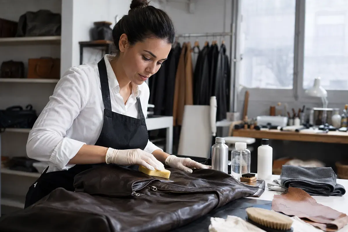 Nettoyeur en cuir et peausserie