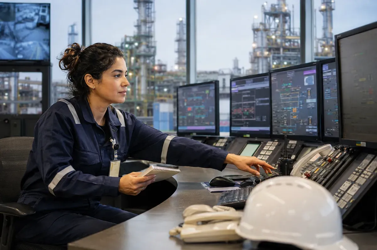 Opérateur consoliste en raffinerie