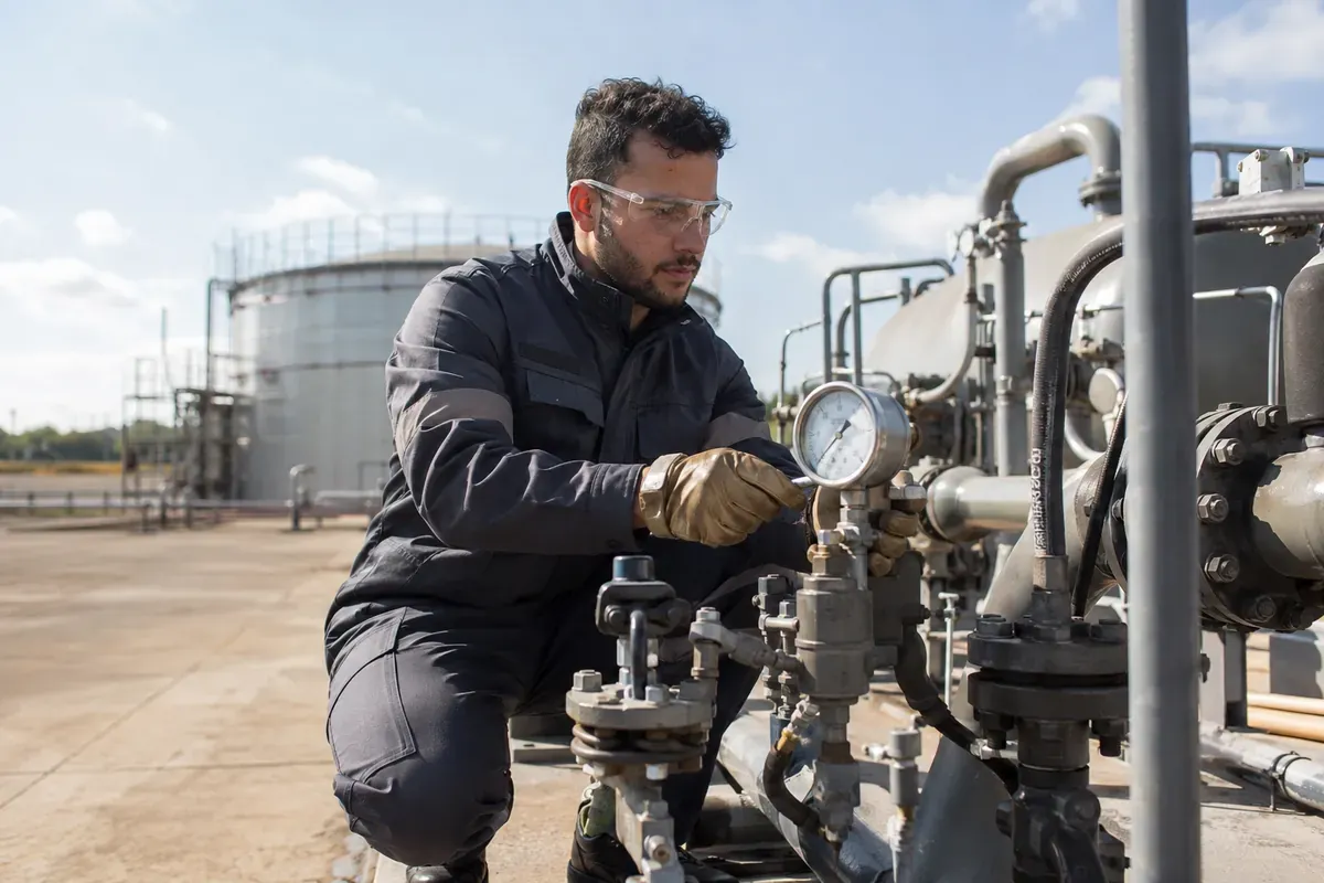 Opérateur d'exploitation et de maintenance pétrolières de l'Armée