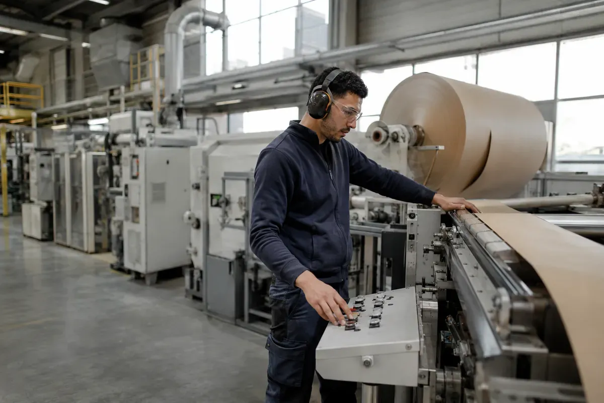 Opérateur de production de papier carton