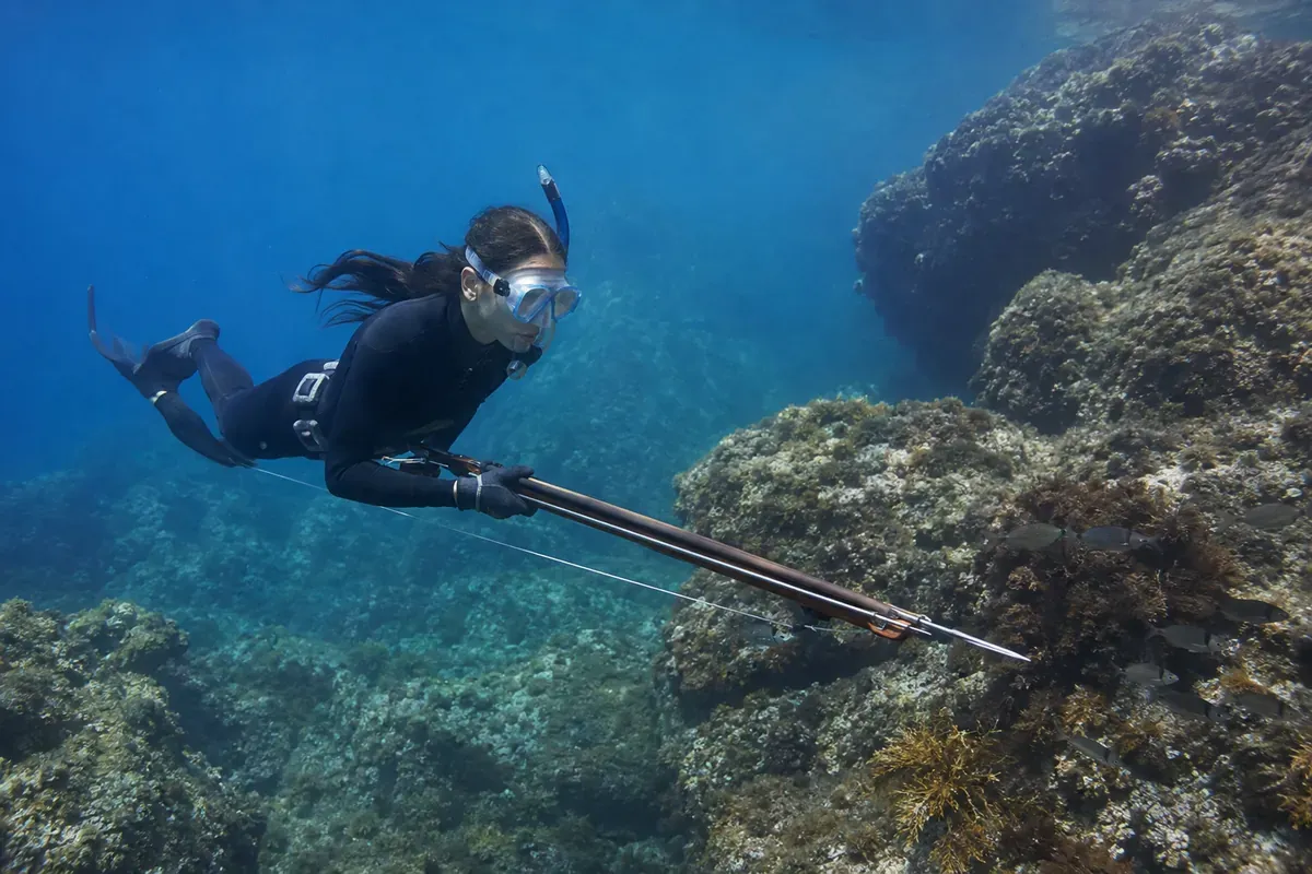 Pêcheur sous-marin