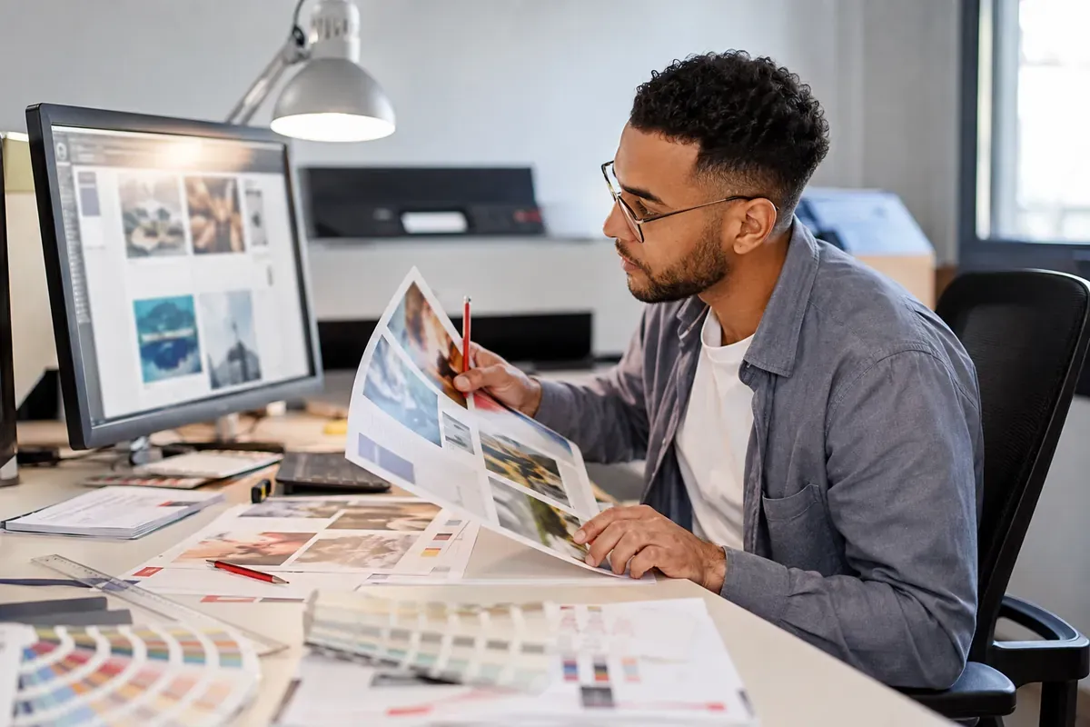 Préparateur-correcteur en industrie graphique
