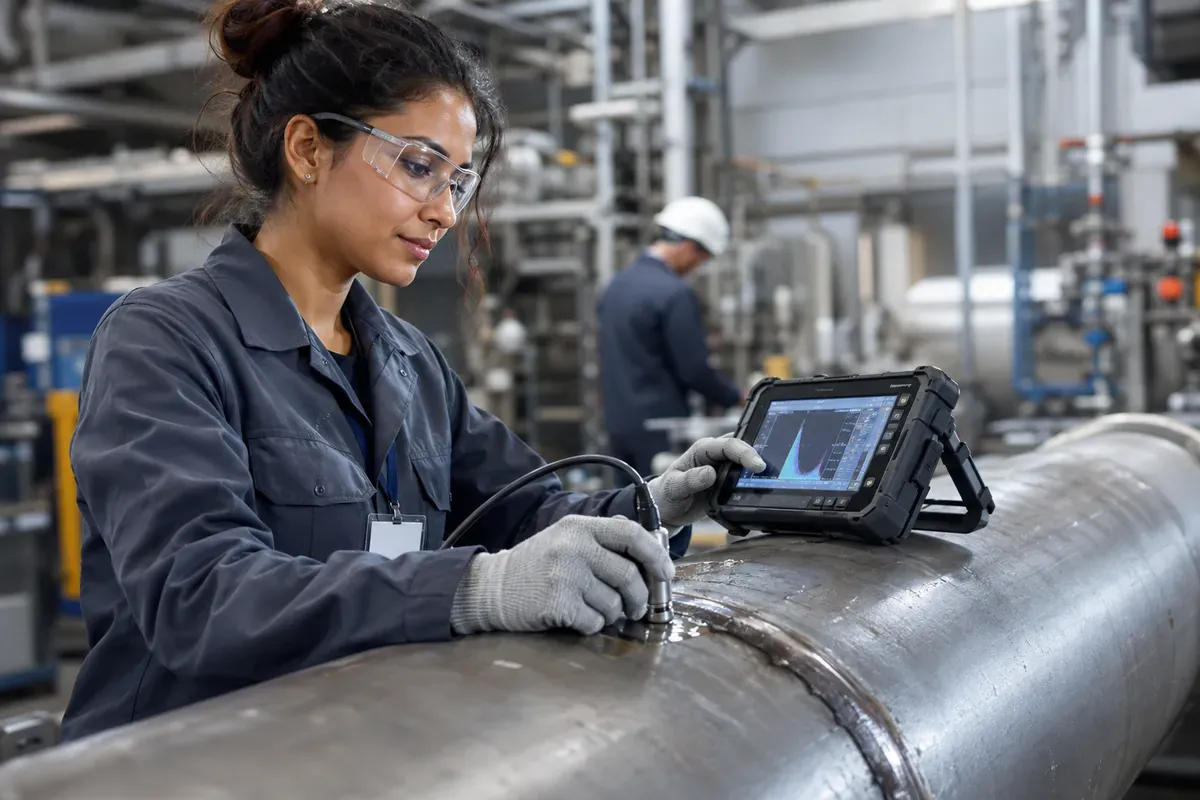 Responsable de contrôle non destructif en industrie
