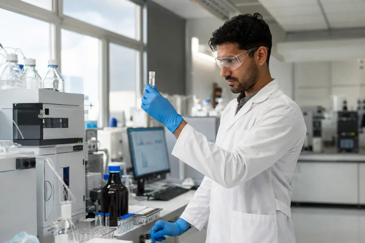 Responsable de laboratoire d'analyse industrielle