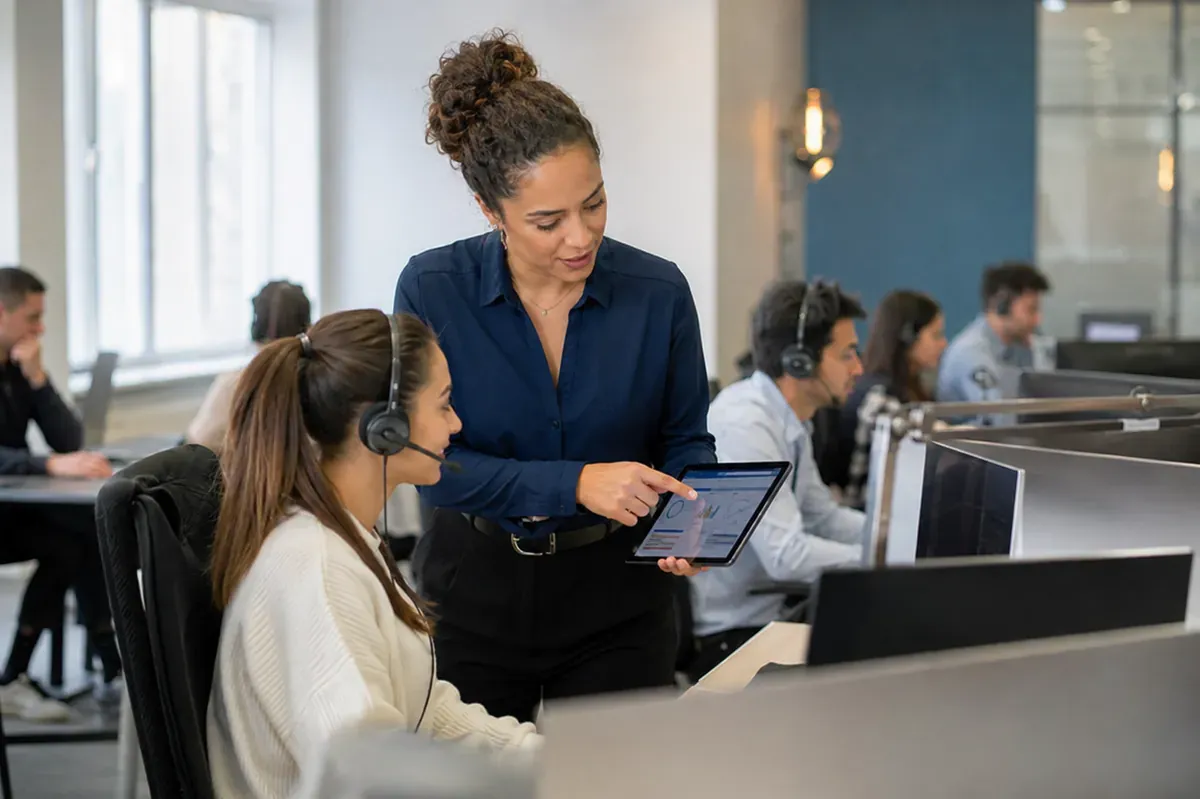 Responsable de plateau de centre d'appels