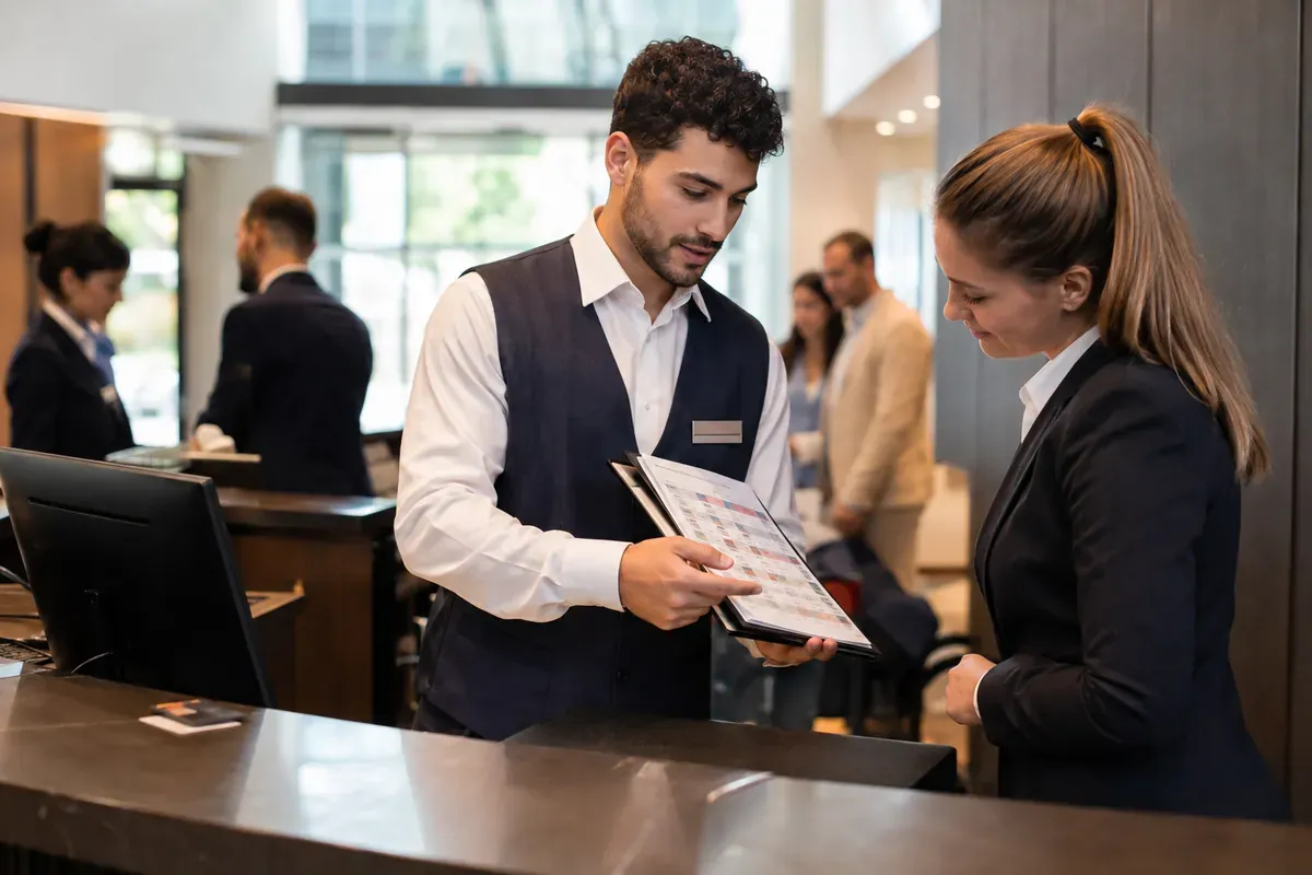 Responsable de service en établissement touristique