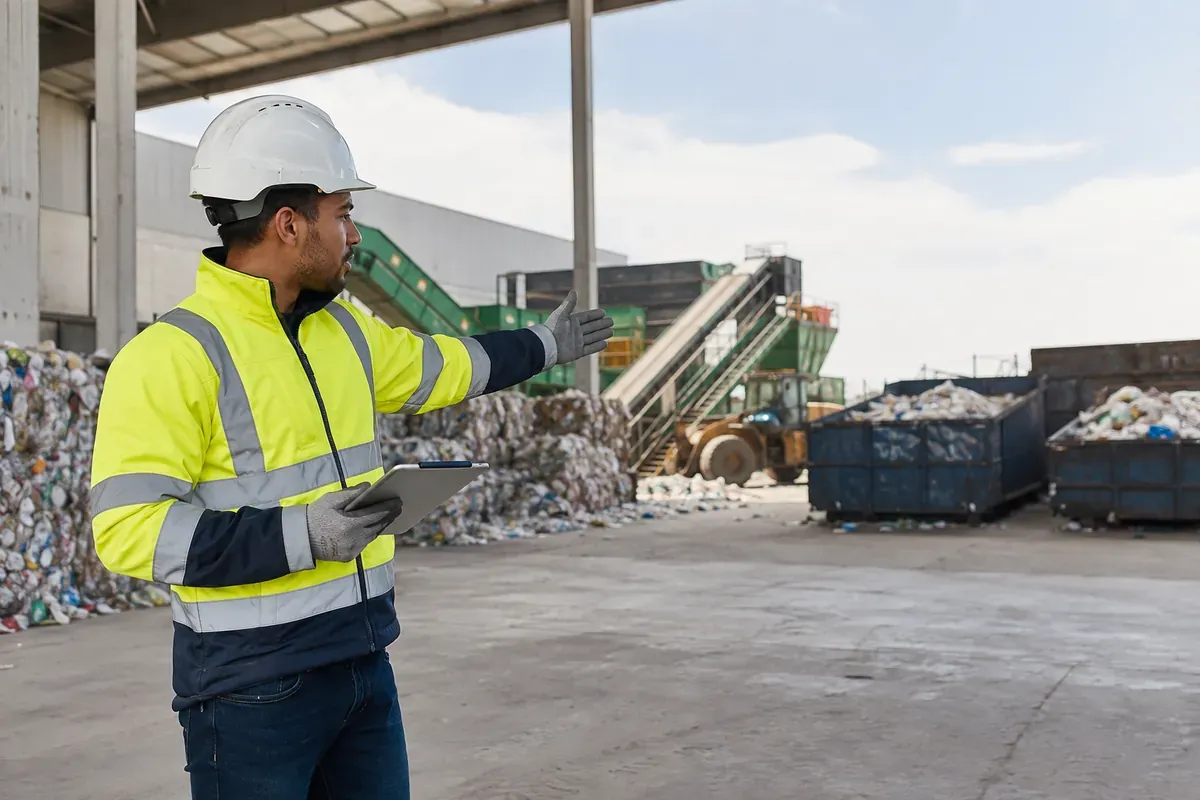 Responsable de site de traitement des déchets