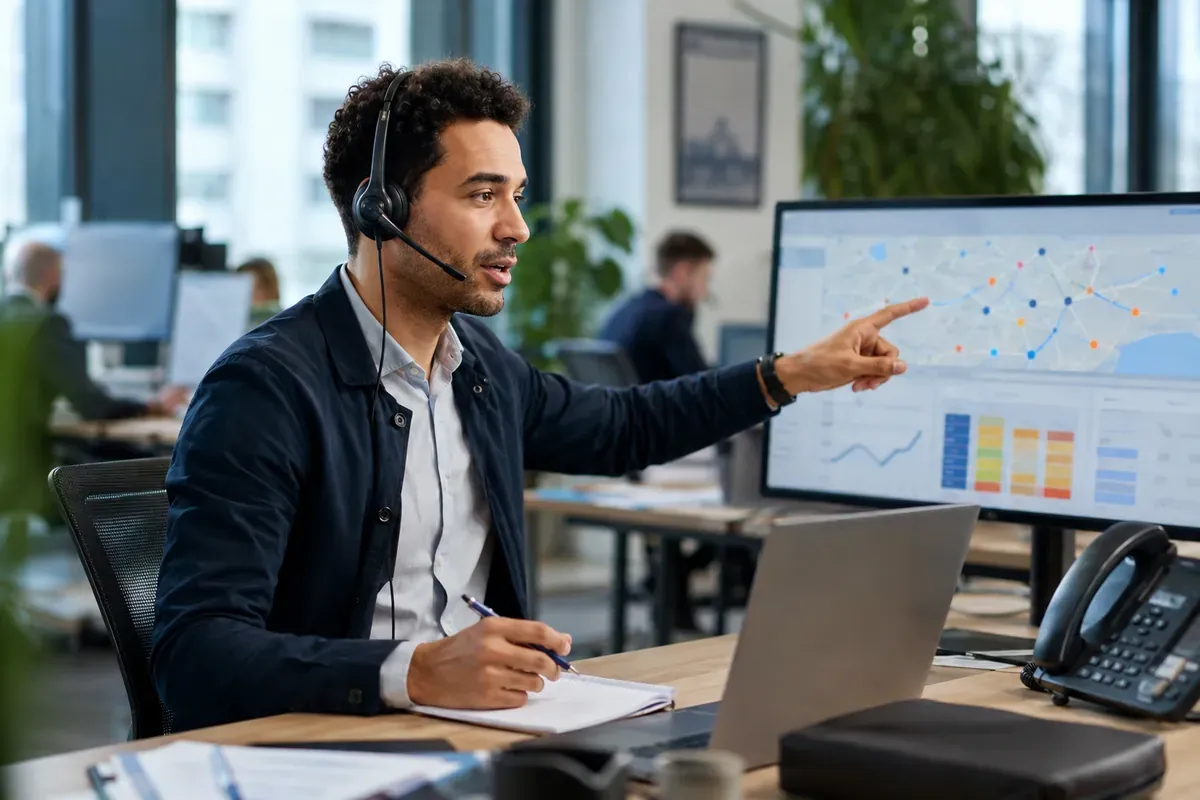 Responsable de ventes de voyages en plateau d'affaires