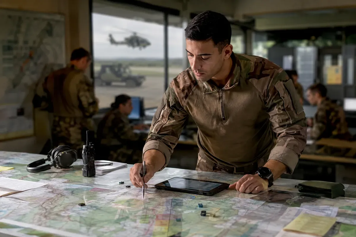 Responsable des opérations militaires en milieu aéroterrestre