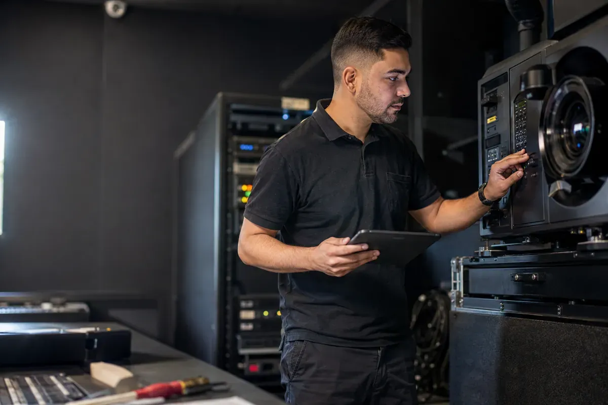 Responsable technique de la projection