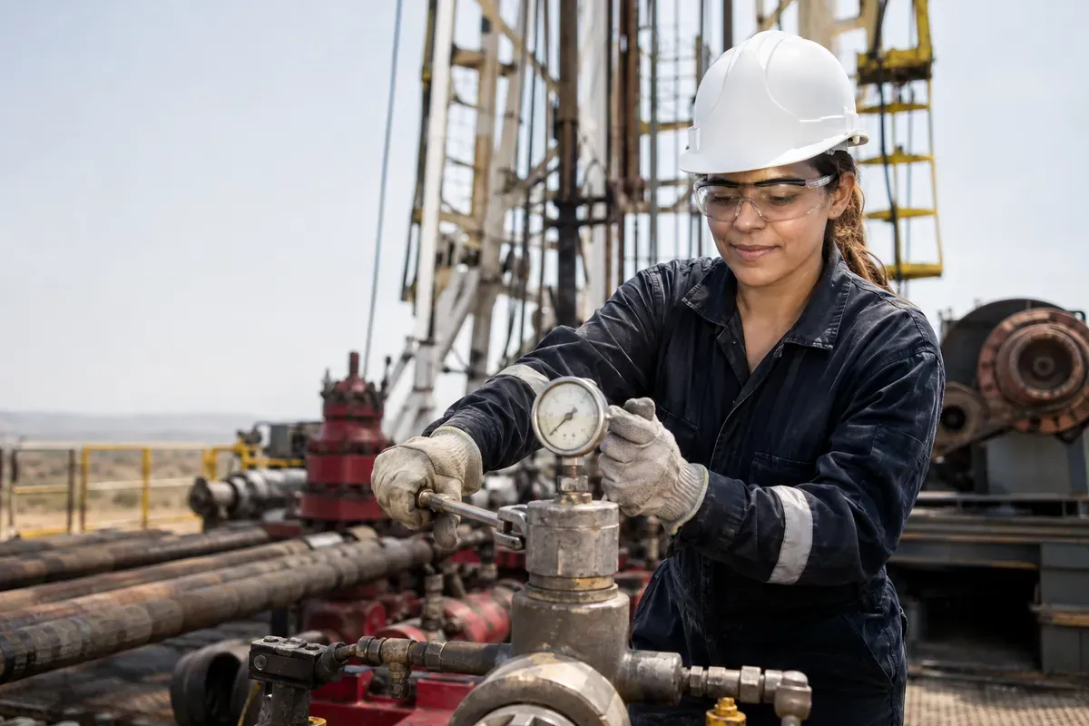 Technicien de forage pétrole et gaz