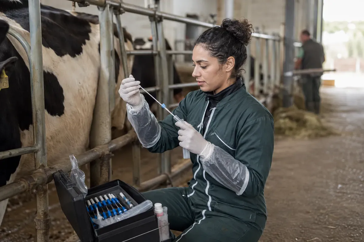 Technicien de l'insémination animale