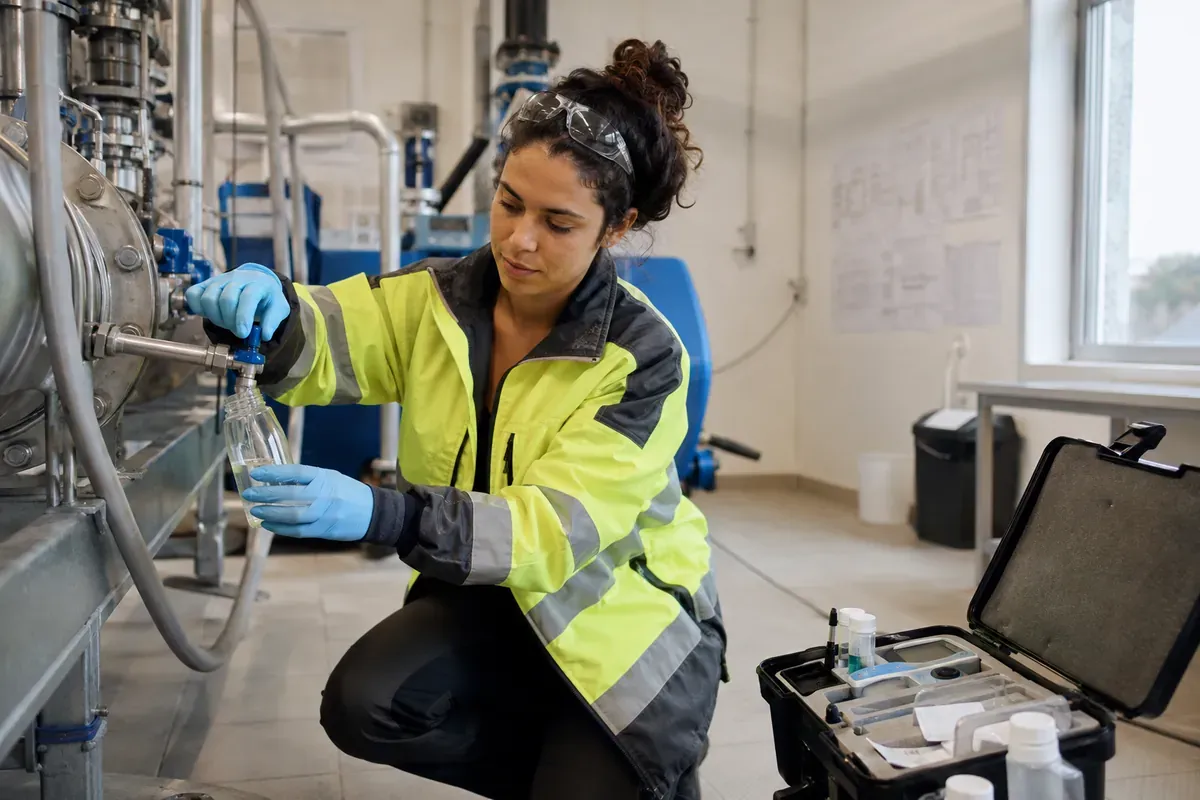 Technicien de la qualité de l'eau