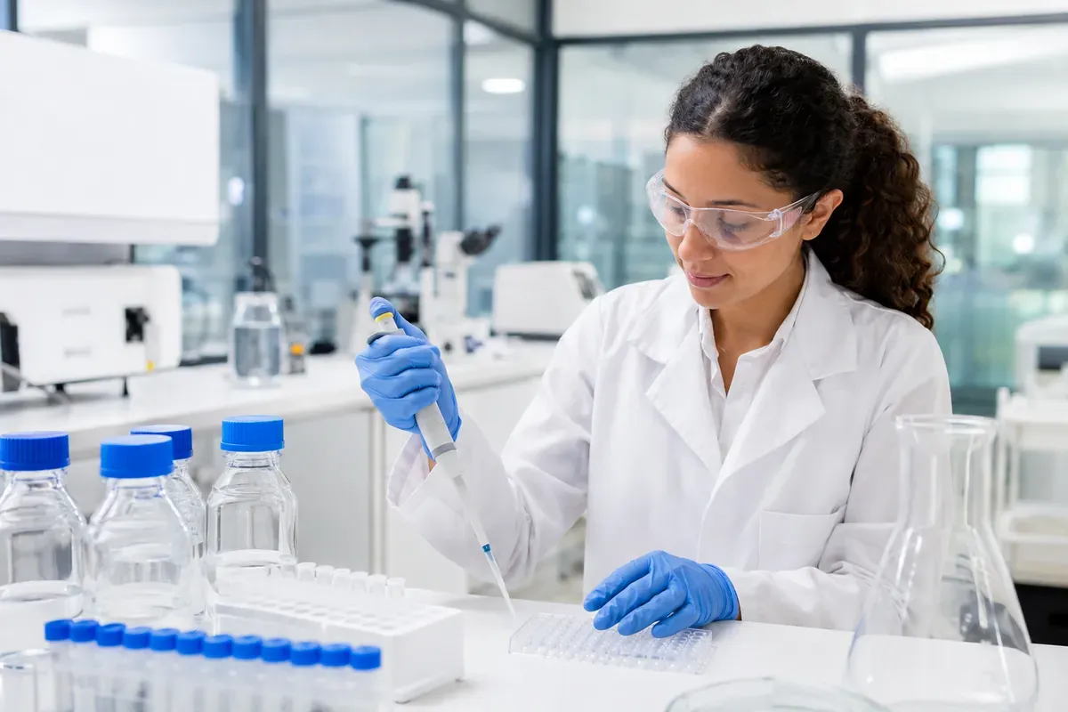 Technicien de laboratoire de contrôle en industrie pharmaceutique