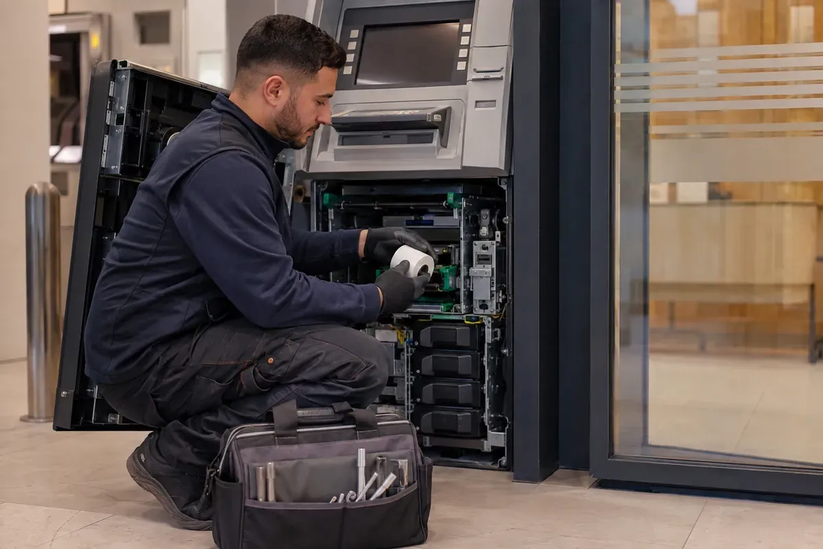 Technicien de maintenance des automates bancaires