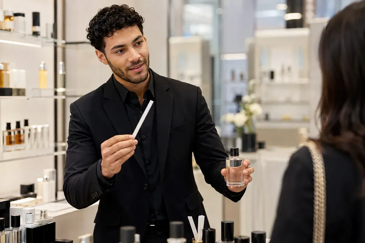 Vendeur en parfumerie